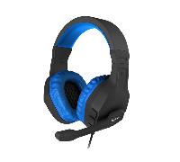 auriculares + micro genesis argon 200 gaming mini jack 3.5 azul