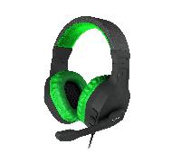 AURICULARES + MICRO GENESIS ARGON 200 GAMING MINI JACK 3.5 VERDE