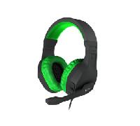 AURICULARES + MICRO GENESIS ARGON 200 GAMING MINI JACK 3.5 VERDE NSG-0903