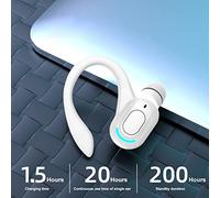 Auriculares Mono Auricular Inalámbrico Sonido de Alta Definición, Diseño Ergonómico Liviano de 6 G, Adecuado para Ejercicios Extenuantes (#1)