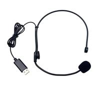 Auriculares Montados En Cabeza con Auriculares USB Micrófono para Conferencia Video con Conferencia Videoconsperación Juegos Portátiles sobre Los Alambre Cabeza ABS