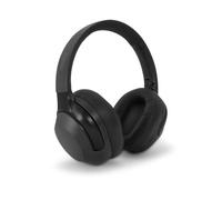 mooov 618323 - Auriculares Inalámbricos ANC con Cancelación Activa de Ruido, Diadema Bluetooth 6.0, Plástico 100% Reciclado, Micrófono Integrado, Audio Espacial, hasta 30 h, Plegables, Negro