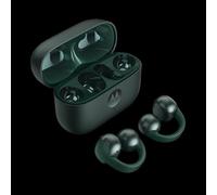 Auriculares Moto Buds Loop Color Pantone Trekking Green, Diseño Open-Ear, Integración con Smartphones, Sound by Bose, Micrófono avanzado, Diseño Resistente al Agua,Batería de Larga duración