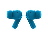 Auriculares Motorola Moto Buds Bass inalámbricos Bluetooth con Cancelación Activa de Ruido, triple micrófono y protección repelente al agua, azul