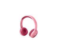 Auriculares MUSE M-215BTP inalámbricos Bluetooth para música, control de volumen, diadema ajustable, color rosa