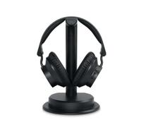 Auriculares Muse M-282 CTV inalámbricos Bluetooth para TV con micrófono y base de carga negros