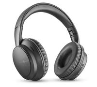 Auriculares Music Sound Boost inalámbricos Bluetooth con 3 modos EQ, micrófono y plegables negros