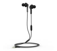 Auriculares Muvit E57 con cable Jack 3,5 mm Micrófono y materiales reciclados negros