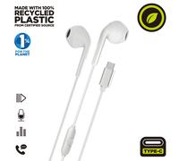Muvit for charge auriculares estéreo e58 tipo c blancos