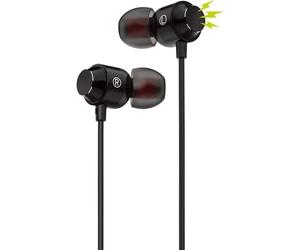 Auriculares Muvit For Change M32 con cable USB-C magnéticos con micrófono negros