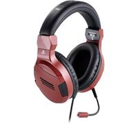 Auriculares Nacon con cable conexión 3,5 mm gaming micrófono ajustable rojo