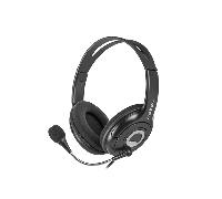 AURICULARES NATEC BEAR 2 NSL-1178 CON MICROFONO NEGROS