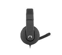 NATEC - Rhea Auriculares Diadema Conector de 3,5 mm Negro