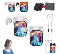Auriculares NE20, auriculares inalámbricos NE20, auriculares de traducción Ai Ne20 en tiempo real con 140 idiomas, auriculares Bluetooth 6.0, pantalla táctil LCD, IPX6 impermeable para viajes y
