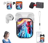 Auriculares NE20, auriculares inalámbricos NE20, auriculares de traducción Ai Ne20 en tiempo real con 140 idiomas, auriculares Bluetooth 6.0, pantalla táctil LCD, IPX6 impermeable para viajes y