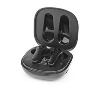 Auriculares Nedis HPBT5060BK inalámbricos Bluetooth con Cancelación Activa de Ruido, micrófono y estuche USB-C negros