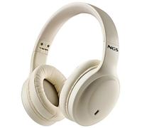 NGS Technology Auriculares Artica Glacier – Inalámbricos Bluetooth 5.4, batería extraíble Beige