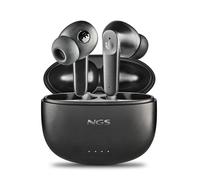 Auriculares NGS Artica Hush inalámbricos Bluetooth con Cancelación de Ruido Activa, micrófono y control táctil, color negro