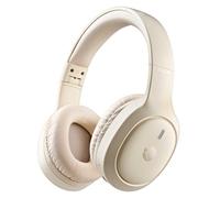 NGS Artica Tempest Beige - Auricular circumaural Inalámbrico Compatible con Tecnología Bluetooth, 28h Autonomía, Micrófono ENC, IPX5, Beige