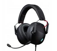 Auriculares NO NAME Piloto 5 con cable USB para gaming con cancelacion de ruido y retroiluminacion RGB negros