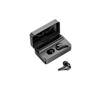 Auriculares No Tooth Auriculares inalámbricos 5,0 Auriculares estéreo HiFi 9D en la Oreja Auriculares con micrófono Incorporado con batería Externa de 3500mAh Auriculares Tooth Colores (A, One Size)