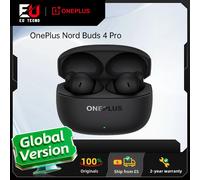 Auriculares OnePlus Nord Buds 4 Pro (versión global) con cancelación activa de ruido, 54 horas de autonomía y Bluetooth 6.0 Raven Black