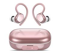 Auriculares Oreja Abierta Bluetooth 5.3, Auriculares Inalámbricos Deportivos con Gancho, Reproducción de 128H Pantalla LED, Auriculares con micrófono Incorporado, Control Táctil, IP7 Impermeable