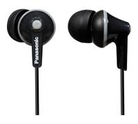 Auriculares Panasonic RP-HJE125E-K con cable, conexión jack 3,5 mm, para música, negros