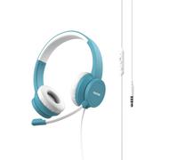 Auriculares Pantone PT-WDH002GY2220 inalámbricos y con cable, Bluetooth 5.0, Cancelación de Ruido, Office, color aguamarina