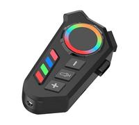 Auriculares para casco, de comunicación de casco, asistente de voz con luz colorida, cancelación de ruido para ciclismo, habilidad, al aire libre, ATV, moto de nieve