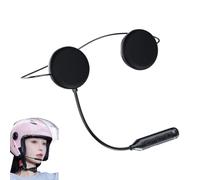 Auriculares para Casco de Moto, Auriculares de Motorista Integrados - Auriculares Ultra Finos de 12 mm con Control de Llamadas, música y comunicación para Hombres y Mujeres Adultos en Moto