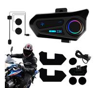 Auriculares para casco de motocicleta, auriculares inalámbricos ABS 5.4, de audio impermeable IPX6, carga rápida tipo C, altavoces de sonido claro, equipo de ciclismo al aire libre manos