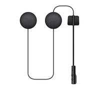 Auriculares para casco de motocicleta Bluetooth, Kit de auriculares para casco de motocicleta Inalámbrico Bluetooth 5.0 Intercom Auriculares Manos libres Impermeable Dual Estéreo Auricular Altavoz