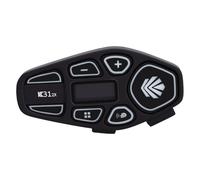 Auriculares para Casco de Motocicleta con Cancelación de Ruido IPX6 y Luces RGB para Viajes Largos, Batería de 800 MAh