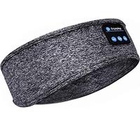 Auriculares para Dormir Auriculares inalámbricos con Banda para la Cabeza V5.0 Bluetooth Altavoces estéreo HD ultradelgados incorporados Adecuado para sueño Lateral/Deportes/Yoga/Relajación