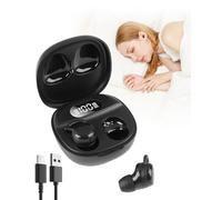 Auriculares para dormir Bluetooth 5.4, auriculares intraurales con cancelación de ruido, mini auriculares para dormir de lado, impermeables, inalámbricos, con sonido estéreo de alta fidelidad, para