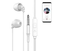 Auriculares para el sueño con Cable, Auriculares intraurales de Boquilla Ultra luz de 3,5 mm para el de los ronquidos, el Viaje aéreo, el Yoga y la meditación, Auriculares del sueño con Cable