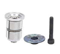 Auriculares para horquilla de bicicleta, auriculares ligeros de aleación de aluminio, enchufe expansor con cubierta de vástago, tornillo para bicicleta de montaña y carretera (HX03)