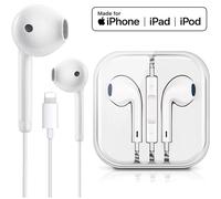Auriculares para iPhone, conector Lightning con certificación MFi, cancelación de ruido con rendimiento de calidad de estudio, sonido de alta