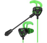 Auriculares para juegos con cable con micrófono desmontable, controladores de 12 mm para graves profundos, auriculares intraurales con aislamiento de ruido (C)