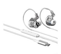 Auriculares para juegos con cable y micrófono desmontables, auriculares intrauditivos de alta fidelidad con aislamiento de ruido para consola móvil de PC, ajuste seguro, auriculares deportivos de 1,2