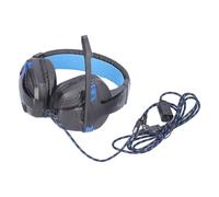Auriculares para juegos con micrófono con cancelación de ruido, iluminación LED para una atmósfera de juego inmersiva, almohadillas suaves de