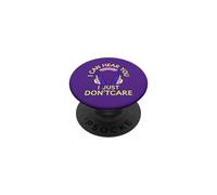 Auriculares para Jugadores con Texto en inglés I Can Hear You I Just Don't Care PopSockets PopGrip Adhesivo