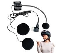Auriculares para motocicleta, micrófono y altavoz para casco de moto, enchufe tipo C, auriculares impermeables con reducción de ruido de alta definición para montar, transmisión deportiva, podcasting