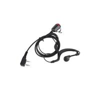 Auriculares para walkie-talkie, auriculares K-head, auriculares internos para radioaficionados con botón PTT e indicador, compatibles con