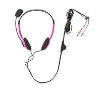 Auriculares PC Supra-Auriculares Estéreo Doble Jack 3.5mm con Micrófono Plegable