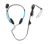 Auriculares PC Supra-Auriculares Estéreo Doble Jack 3.5mm con Micrófono Plegable