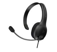 Auriculares PDP LVL30 con cable Jack 3,5 mm para gaming con micrófono plegable y cancelación de ruido, negros y grises