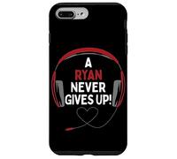 Auriculares Personalizados con Cita para Juegos A Ryan Never Give Up Carcasa para iPhone 7 Plus/8 Plus