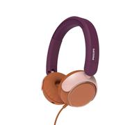 Auriculares Philips con cable USB Type-C, micrófono y colores naranja/púrpura/rosa
